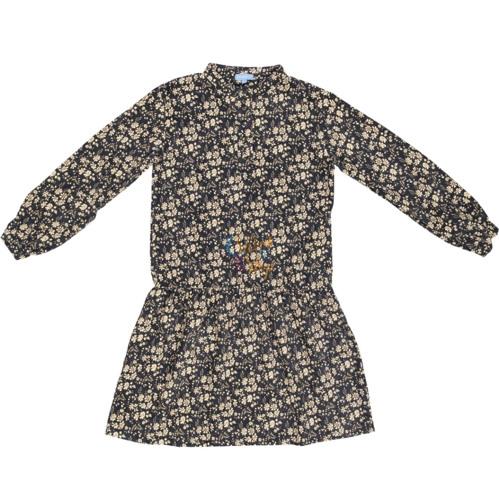 Pompomme Girls Corduroy Floral Print Dress size 14